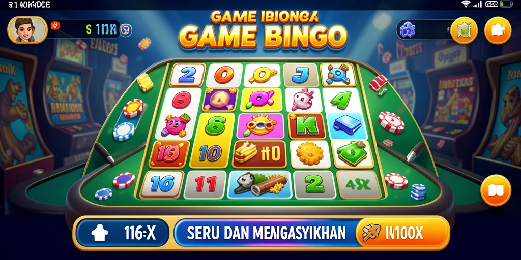 Screenshot utama 116X menampilkan gameplay Bingo yang seru dan interaktif.
