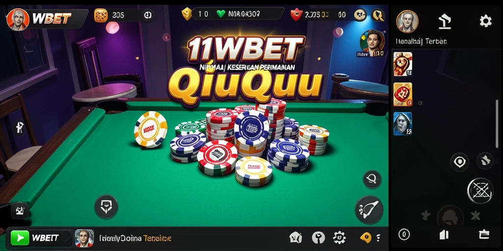 Tampilan gameplay QiuQiu yang menarik di 11WBET.