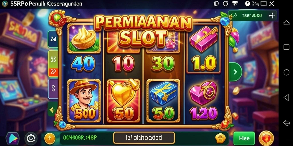 Tampilan gameplay seru di game Slot 55RP.