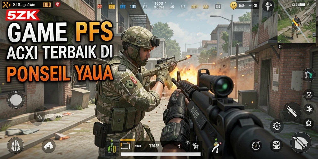 Tangkapan layar dari gameplay seru 5ZK yang penuh aksi.