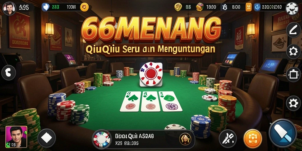 Screenshot gameplay QiuQiu yang menarik dan interaktif.