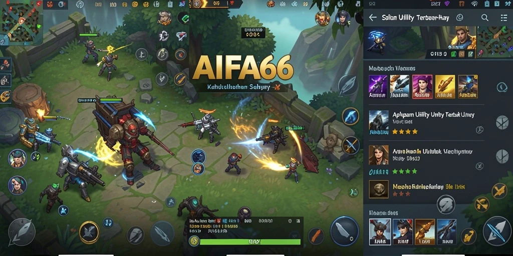 Tampilan antarmuka AIFA66 dengan fitur Utility yang mudah diakses.