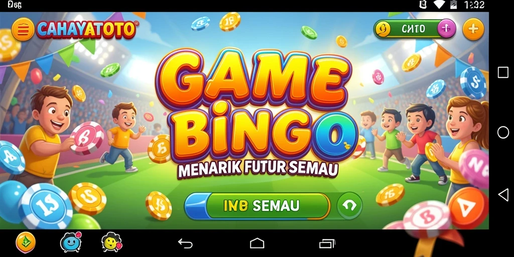 Tampilan gameplay seru CAHAYATOTO dalam pertandingan Bingo.