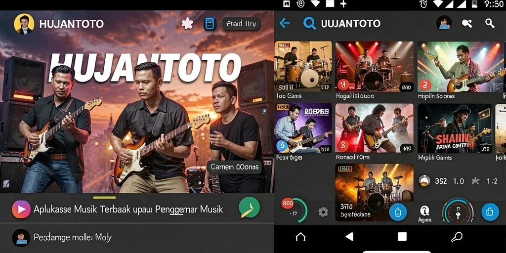 Tampilan gameplay yang interaktif dan menyenangkan dari HUJANTOTO.