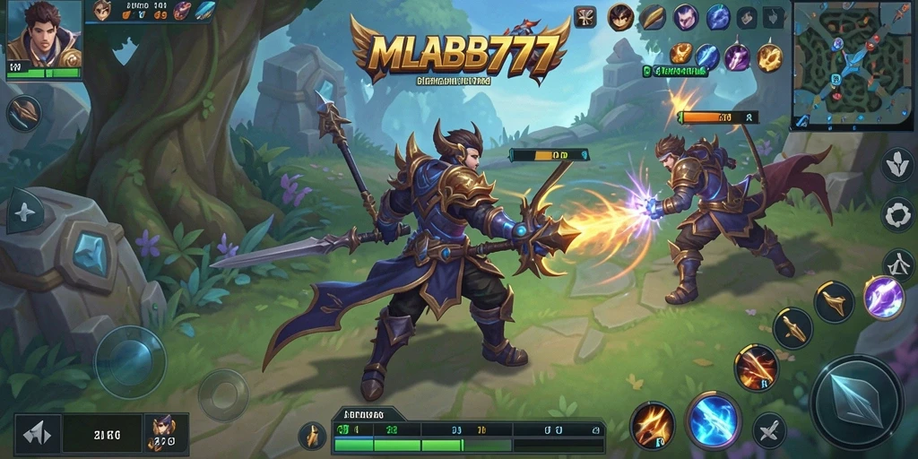 Tampilan menarik dari gameplay Simulation MLBB777 dengan grafis menawan.