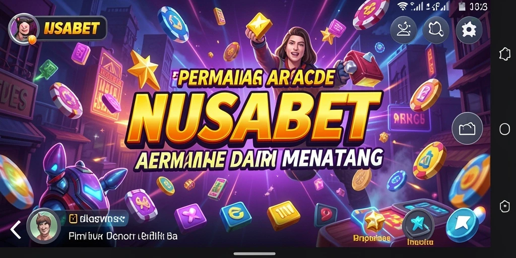 Screenshot NUSABET menampilkan gameplay Arcade yang seru dan menantang.