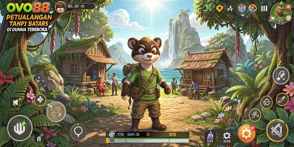 Gameplay OVO88 di dunia terbuka yang menakjubkan.