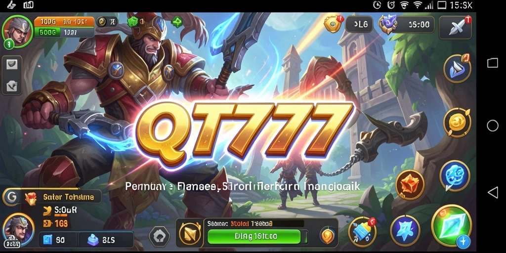 Screenshot gameplay QT777 dalam aksi strategi SLG yang mendebarkan.