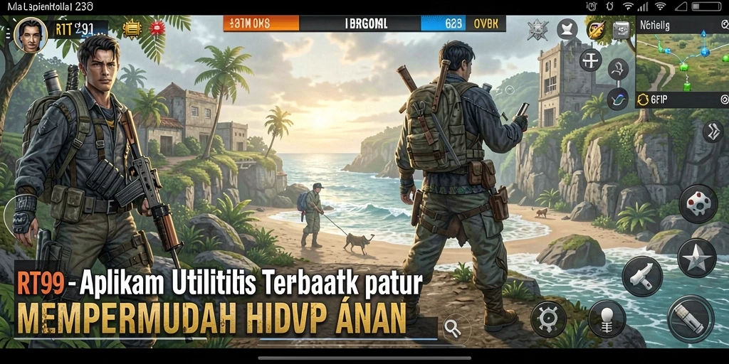 Tampilan antarmuka sederhana dan fungsional dari RT99.