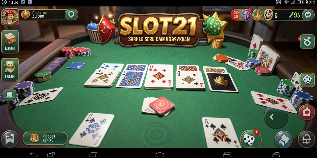 Tampilan gameplay SLOT21 yang menarik dan interaktif.