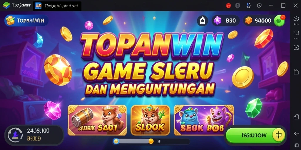 Tampilan gameplay seru dari game Slot TOPANWIN yang mengasyikkan.