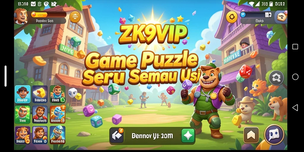 Tampilan gameplay seru dan menantang di ZK9VIP.